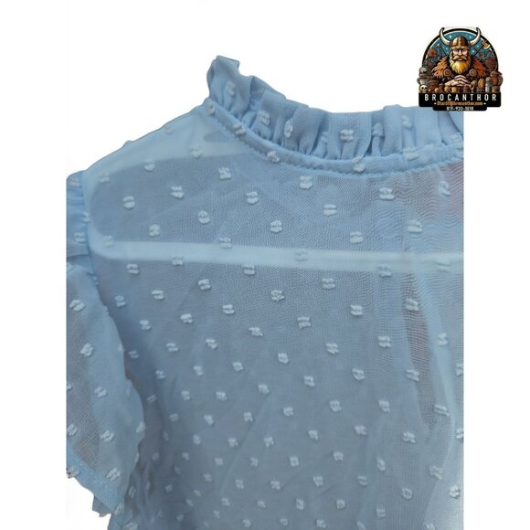 💥Brand new💥 streetwear society blue women chemise - Picture 4 of 7